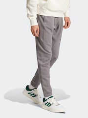 adidas Grey All Season French Terry Regular Tapered 100% Cotton Joggers - Image 5 of 7