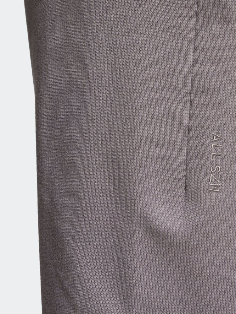 adidas Grey All Season French Terry Regular Tapered 100% Cotton Joggers - Image 7 of 7