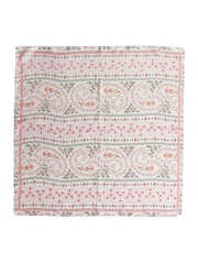 Smith & Soul Pink Paisley Square Head & Neck Scarf - Image 1 of 3