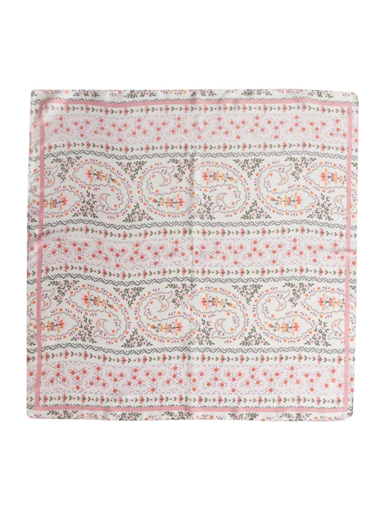 Smith & Soul Pink Paisley Square Head & Neck Scarf - Image 1 of 3
