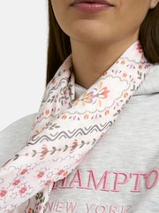 Smith & Soul Pink Paisley Square Head & Neck Scarf - Image 3 of 3