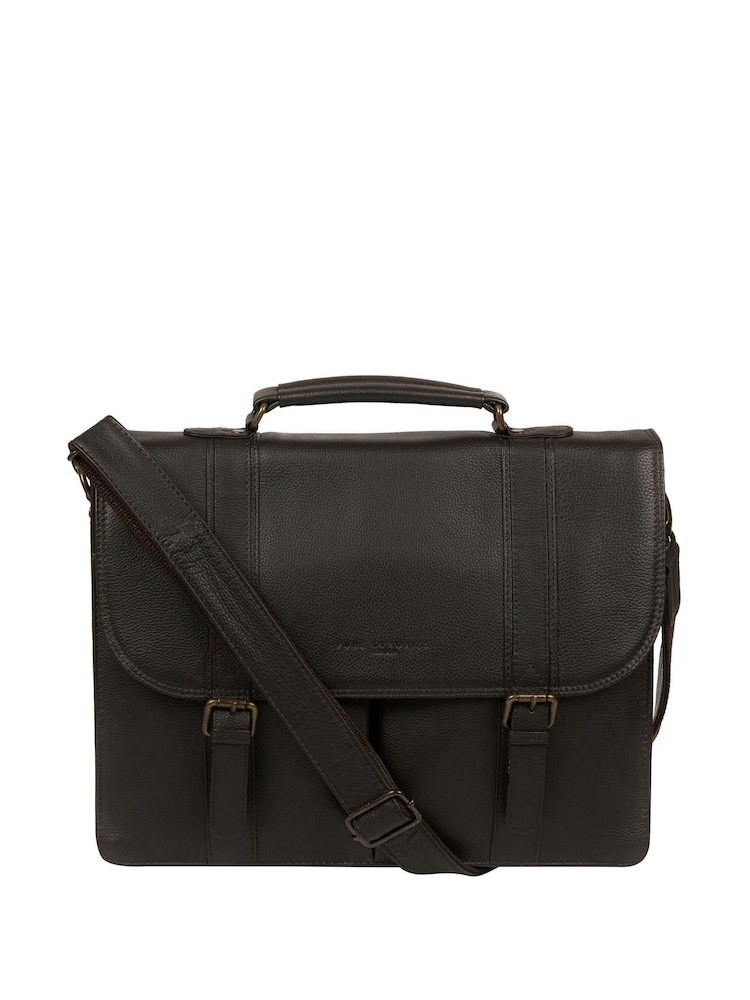 Pure Luxuries London Baxter Leather Work Bag - Image 2 of 5