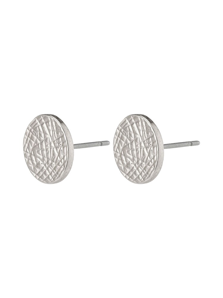 PILGRIM Silver Plated Wynonna Rustic Earrings - Image 2 of 3