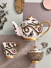Spode White Creatures of Curiosity Teapot - Image 2 of 4