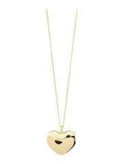 PILGRIM Gold Sophia Recycled Large Heart Necklace - Image 3 of 8