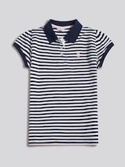 U.S. Polo Assn Blue Striped Polo Shirt - Image 5 of 6
