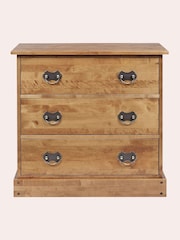 Laura Ashley Honey Gold Garrat 3 Drawer Chest - Image 2 of 5