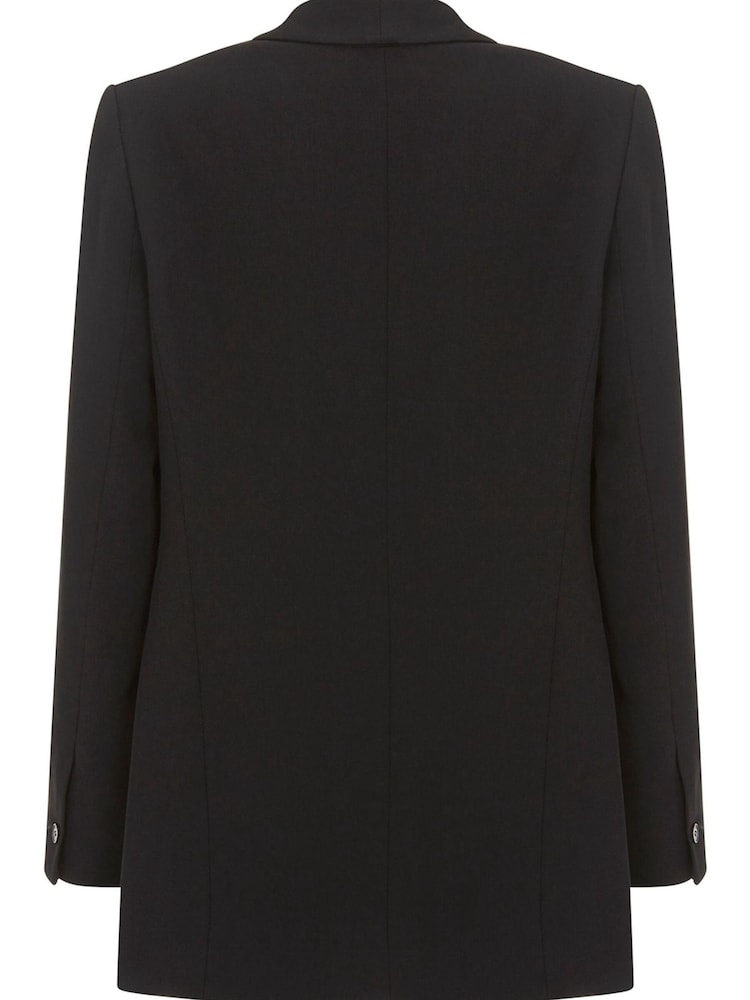Mint Velvet Black Shawl Collar Blazer - Image 7 of 7 Mint Velvet Black Shawl Collar Blazer - Image 7 of 7