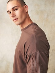 Braun - Adidas Alle SZN 100% Baumwolle T-Shirt - Bild 4 von 7
