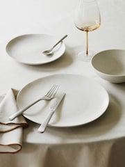 Broste Copenhagen 12 Piece Cream Nordic Dinnerware Set - Image 2 of 4