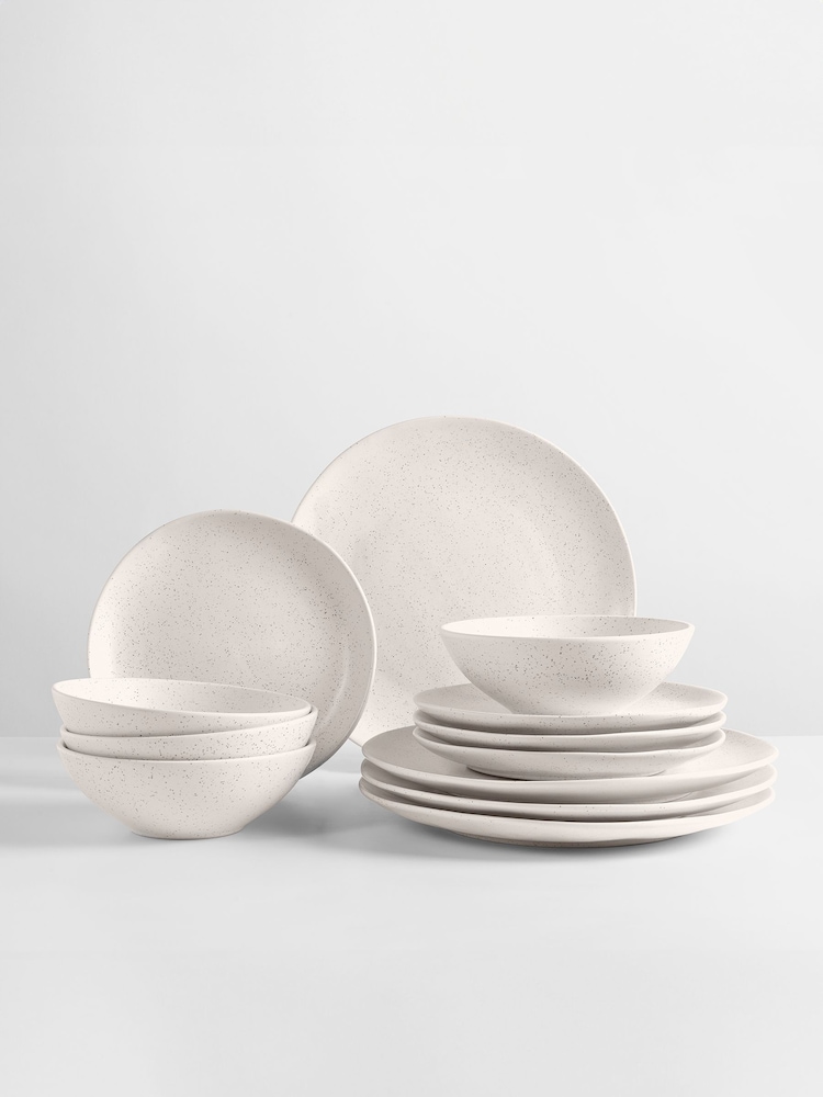 Broste Copenhagen 12 Piece Cream Nordic Dinnerware Set - Image 3 of 3 Broste Copenhagen 12 Piece Cream Nordic Dinnerware Set - Image 3 of 3