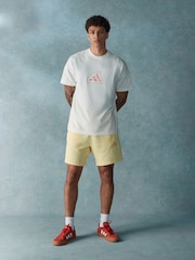 adidas White All SZN 100% Cotton T-Shirt - Image 2 of 6