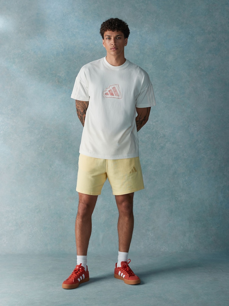 adidas White All SZN 100% Cotton T-Shirt - Image 2 of 6