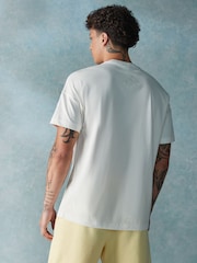 adidas White All SZN 100% Cotton T-Shirt - Image 3 of 6