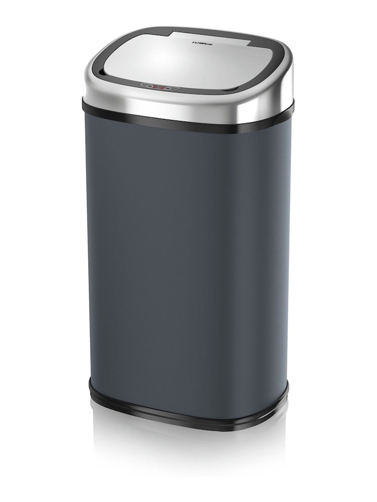 Tower Black 58L Square Sensor Sensor Bin - Image 2 of 4