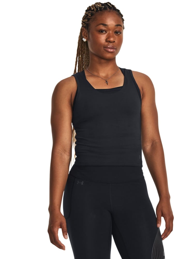 Under Armour Black Motion Crop Top - Image 1 of 6
