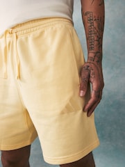 adidas Yellow 100% Cotton All SZN Shorts - Image 4 of 5