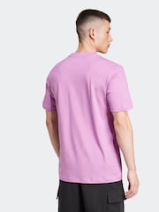 adidas originals Purple Originals Trefoil Essentials 100% Cotton T-Shirt - Image 2 of 7
