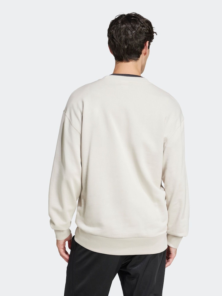Bruin - adidas ALL SZN French Terry Crew 100% Cotton Sweatshirt - Image 2 of 6