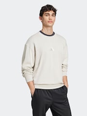 Bruin - adidas ALL SZN French Terry Crew 100% Cotton Sweatshirt - Image 3 of 6