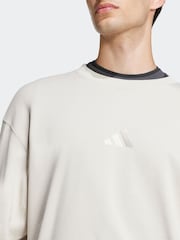 Bruin - adidas ALL SZN French Terry Crew 100% Cotton Sweatshirt - Image 4 of 6
