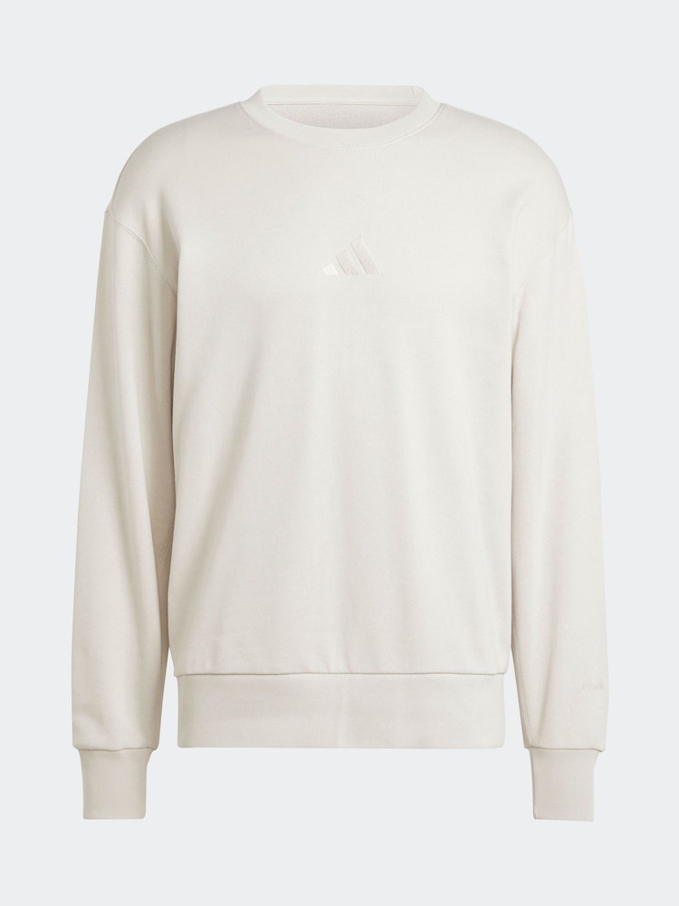 Bruin - adidas ALL SZN French Terry Crew 100% Cotton Sweatshirt - Image 6 of 6