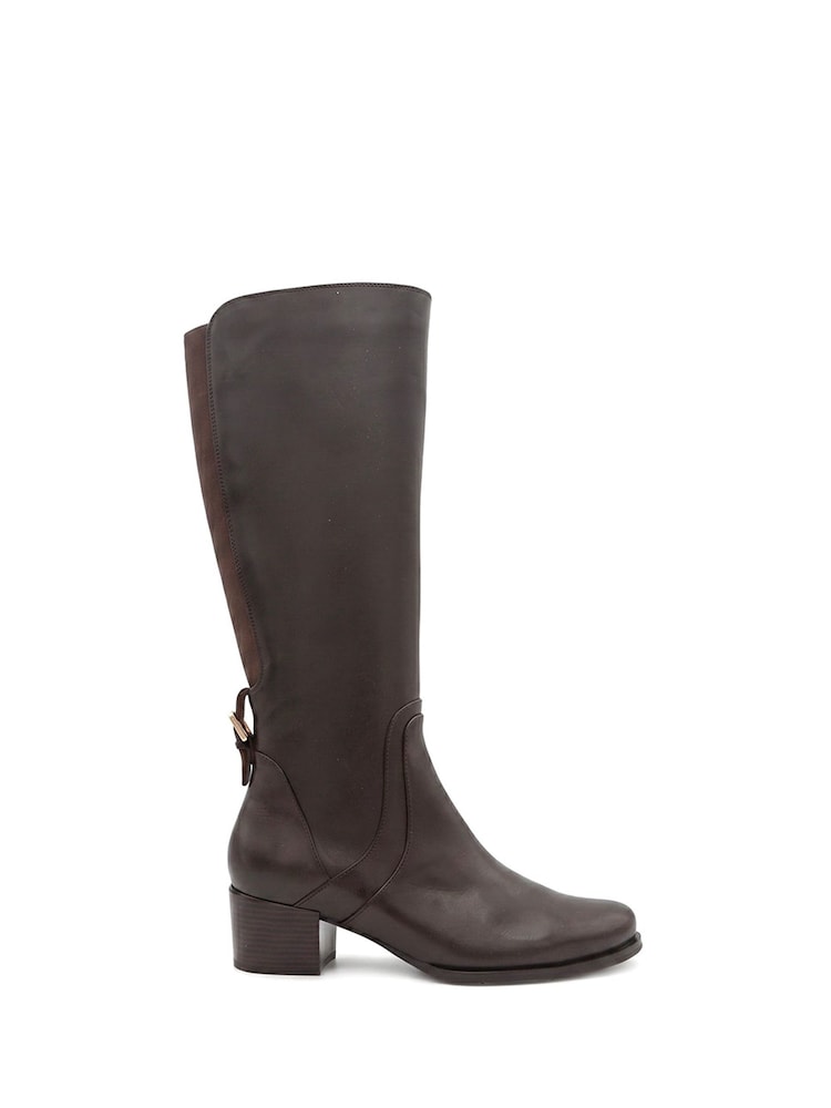 Jones Bootmaker Brown Dancer Premium Leather Calf-Length Boots - Image 2 of 6 Jones Bootmaker Brown Dancer Premium Leather Calf-Length Boots - Image 2 of 6