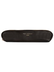 Pure Luxuries London Reeves Leather Cosmetic Brush Bag - Image 1 of 6