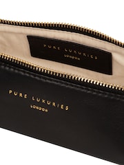 Pure Luxuries London Reeves Leather Cosmetic Brush Bag - Image 5 of 6