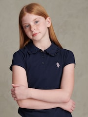 U.S. Polo Assn Frill Collar Polo Shirt - Imagen 2 de 6