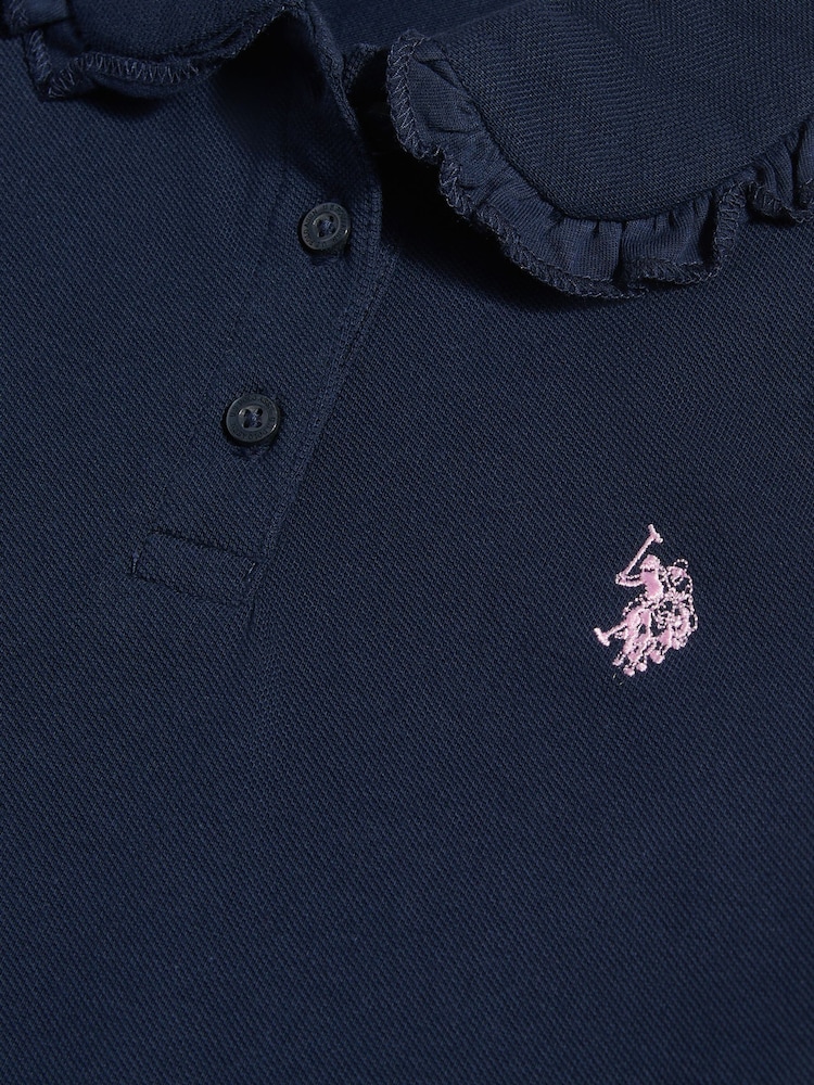 U.S. Polo Assn Frill Collar Polo Shirt - Imagen 6 de 6