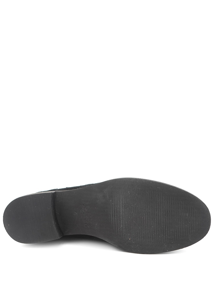 Jones Bootmaker Black Suede Maribel Buckle-Detailed Leather Boots - Image 6 of 6 Jones Bootmaker Black Suede Maribel Buckle-Detailed Leather Boots - Image 6 of 6