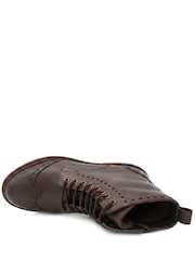 Jones Bootmaker Brown Noho Brogue Boots - Image 5 of 5