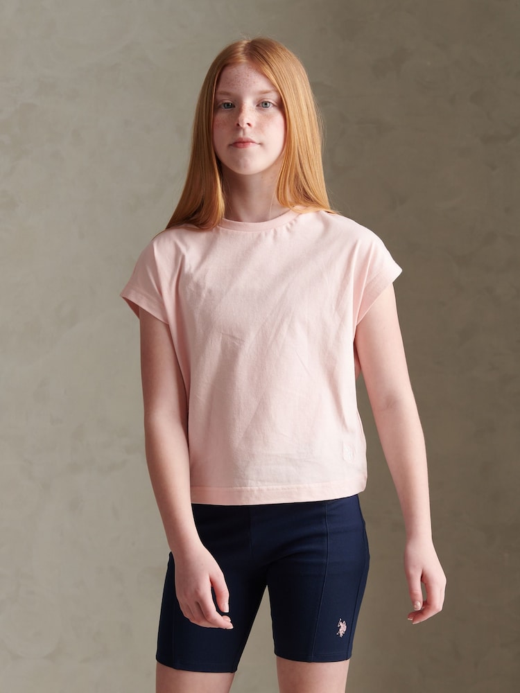 U.S. Polo Assn Pink Cap Sleeve Tank Top - Image 1 of 6