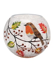 Country Living Autumn Robin Votive Holder - Image 2 of 6