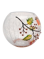 Country Living Autumn Robin Votive Holder - Image 4 of 6