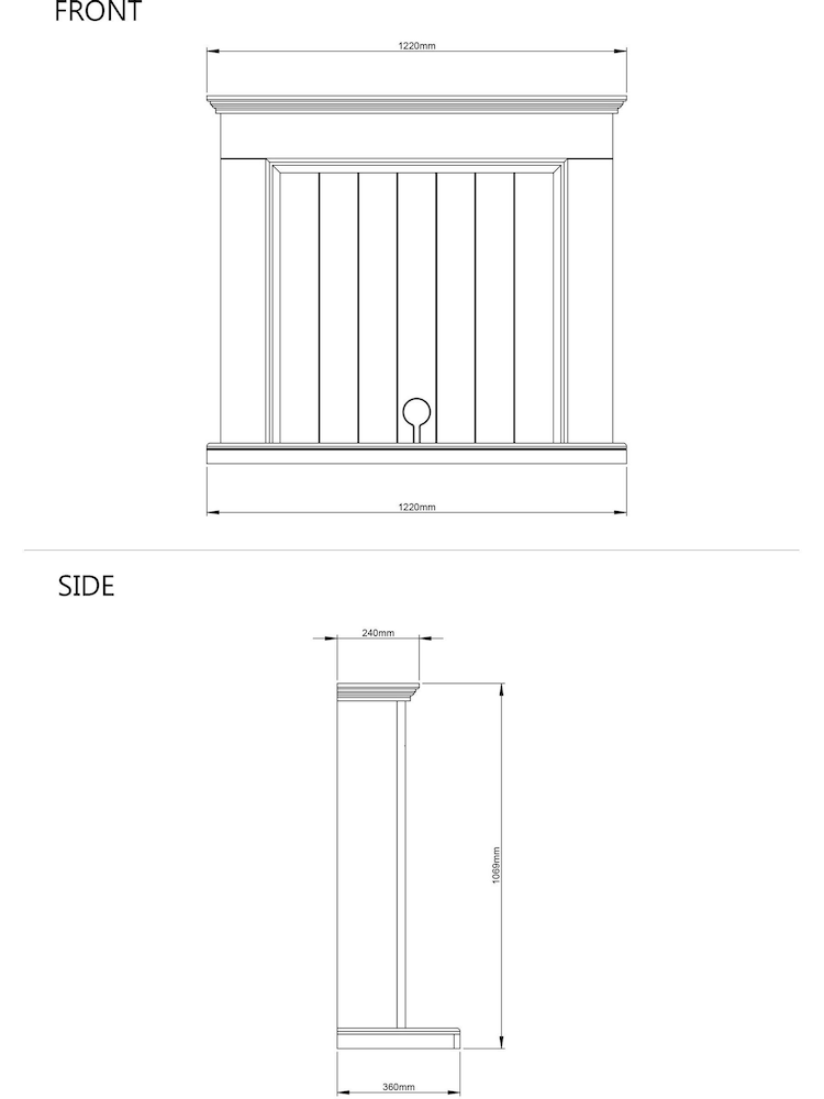Be Modern White Inglenook Fireplace - Image 5 of 5