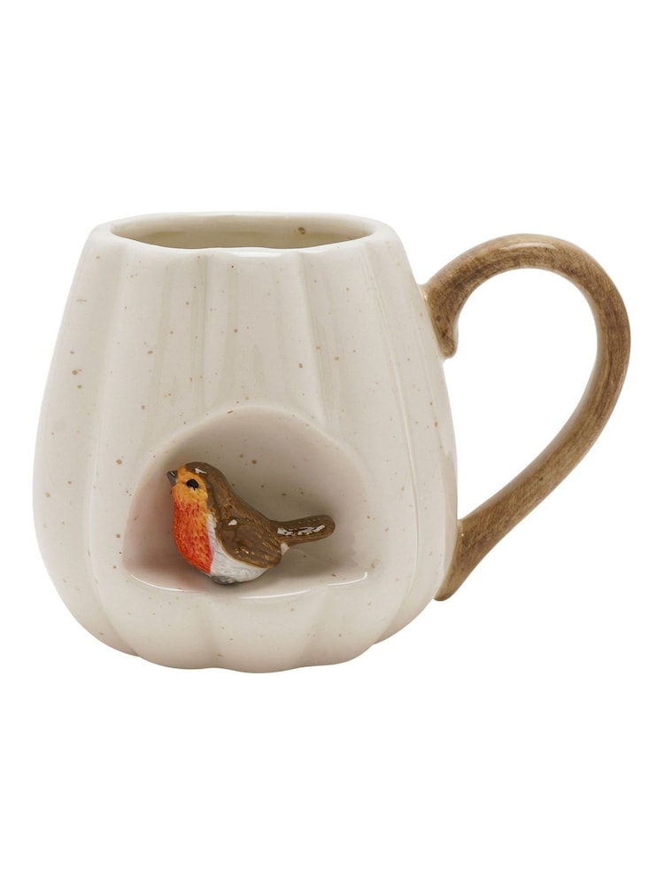 Country Living White Robin Insert Mug - Image 2 of 6 Country Living White Robin Insert Mug - Image 2 of 6