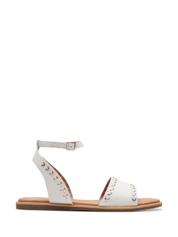 Weiß - Clarks Maritime May Sandalen - Bild 1 von 7
