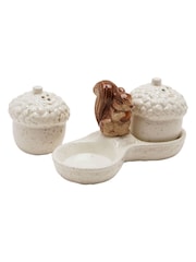 Country Living White Squirrel Salt & Pepper Set - Image 3 of 6