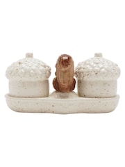 Country Living White Squirrel Salt & Pepper Set - Image 4 of 6