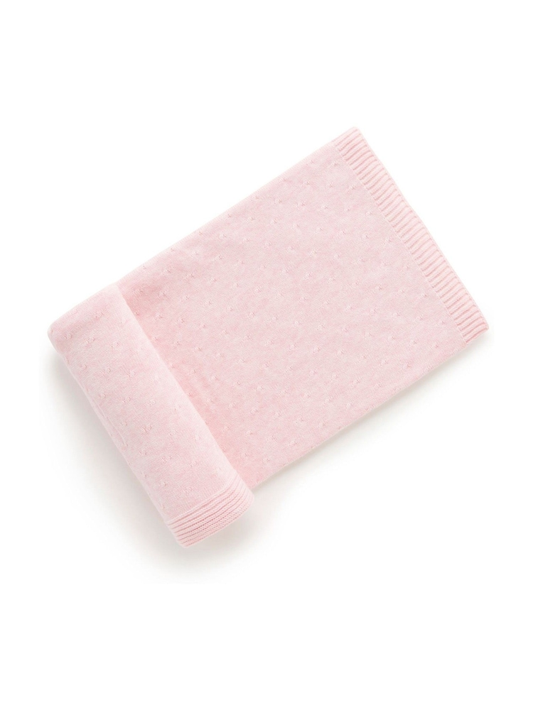Purebaby Pink Essentials Blanket - Image 1 of 2