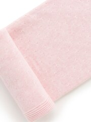 Purebaby Pink Essentials Blanket - Image 2 of 2
