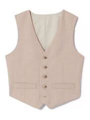 MOSS Camel Natural Boys Waistcoat - Image 1 of 1