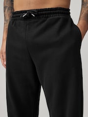 Black Relaxed Fit Cotton Rich Jersey Joggers - Image 3 of 8