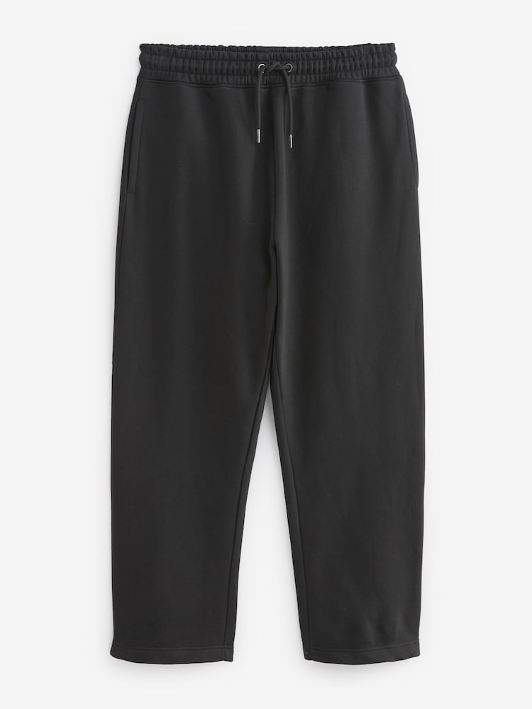 Black Relaxed Fit Cotton Rich Jersey Joggers - Image 5 of 8