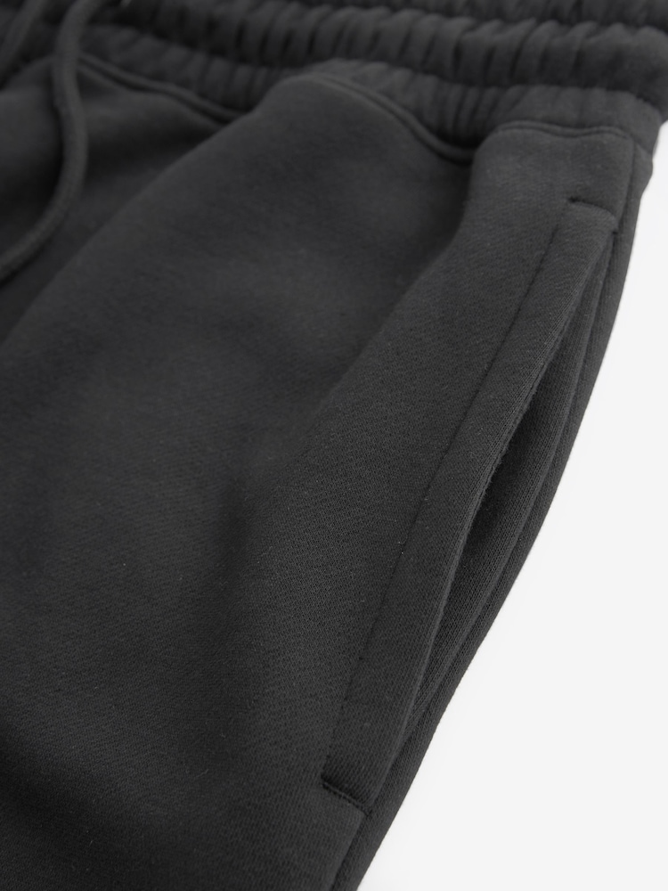 Black Relaxed Fit Cotton Rich Jersey Joggers - Image 7 of 8