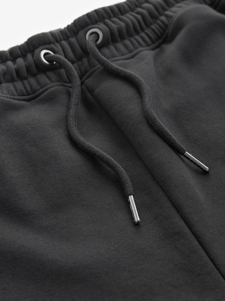 Black Relaxed Fit Cotton Rich Jersey Joggers - Image 8 of 8