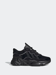 adidas Originals Black Ozweego Trainers - Image 1 of 10