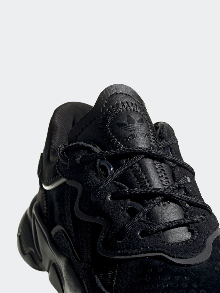 adidas Originals Black Ozweego Trainers - Image 10 of 10